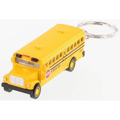 2.5" L Die Cast School Bus Keychain